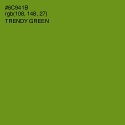 #6C941B - Trendy Green Color Image