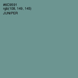 #6C9591 - Juniper Color Image