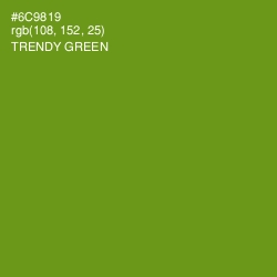 #6C9819 - Trendy Green Color Image