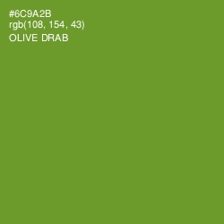 #6C9A2B - Olive Drab Color Image