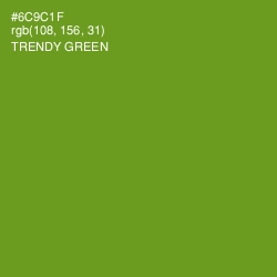 #6C9C1F - Trendy Green Color Image