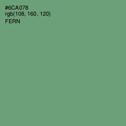 #6CA078 - Fern Color Image