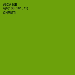 #6CA10B - Christi Color Image