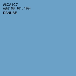 #6CA1C7 - Danube Color Image