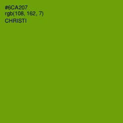 #6CA207 - Christi Color Image