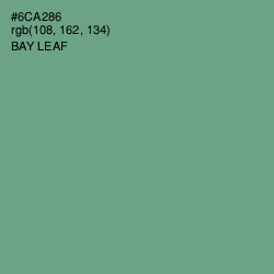#6CA286 - Bay Leaf Color Image