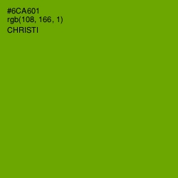 #6CA601 - Christi Color Image