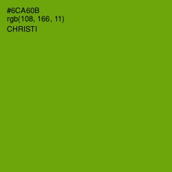 #6CA60B - Christi Color Image