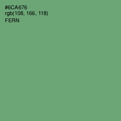 #6CA676 - Fern Color Image