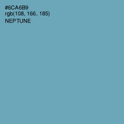 #6CA6B9 - Neptune Color Image