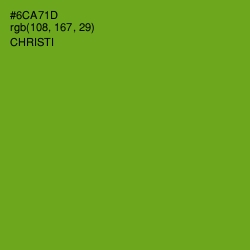 #6CA71D - Christi Color Image