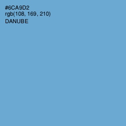 #6CA9D2 - Danube Color Image