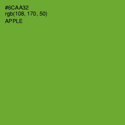 #6CAA32 - Apple Color Image