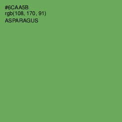 #6CAA5B - Asparagus Color Image