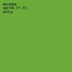 #6CAB39 - Apple Color Image