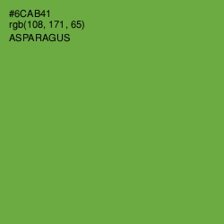 #6CAB41 - Asparagus Color Image