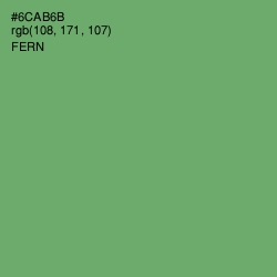 #6CAB6B - Fern Color Image