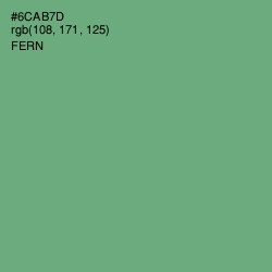 #6CAB7D - Fern Color Image
