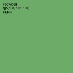 #6CAC68 - Fern Color Image