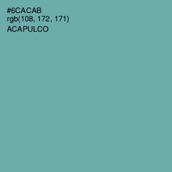 #6CACAB - Acapulco Color Image