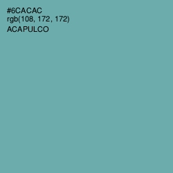 #6CACAC - Acapulco Color Image