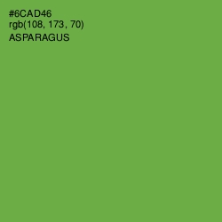 #6CAD46 - Asparagus Color Image