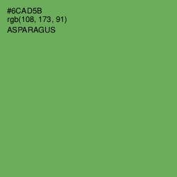 #6CAD5B - Asparagus Color Image