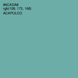 #6CADA8 - Acapulco Color Image