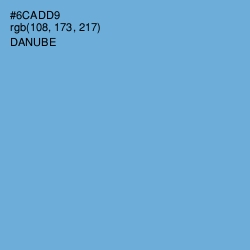 #6CADD9 - Danube Color Image