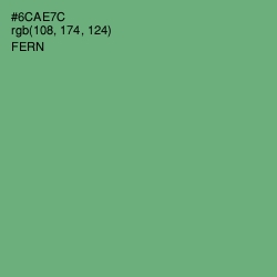 #6CAE7C - Fern Color Image