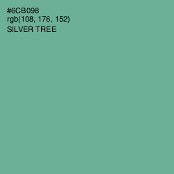 #6CB098 - Silver Tree Color Image