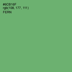 #6CB16F - Fern Color Image
