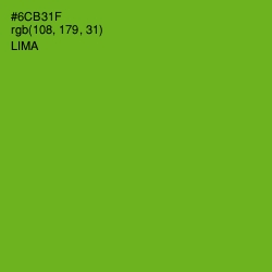 #6CB31F - Lima Color Image