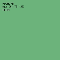 #6CB37B - Fern Color Image