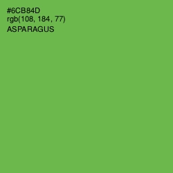 #6CB84D - Asparagus Color Image