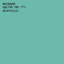 #6CBAAB - Acapulco Color Image