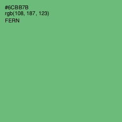 #6CBB7B - Fern Color Image