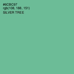 #6CBC97 - Silver Tree Color Image
