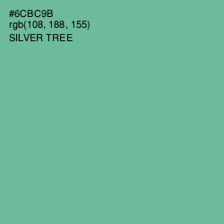 #6CBC9B - Silver Tree Color Image