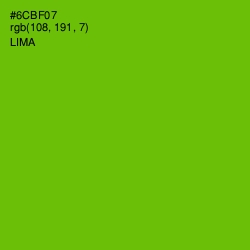 #6CBF07 - Lima Color Image