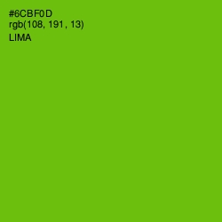 #6CBF0D - Lima Color Image