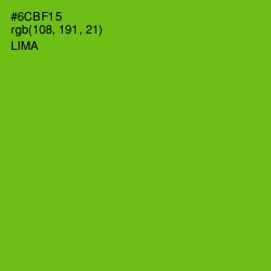 #6CBF15 - Lima Color Image