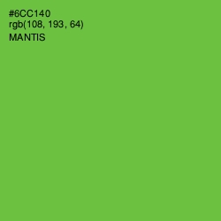 #6CC140 - Mantis Color Image