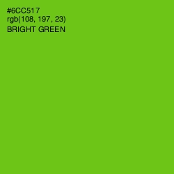#6CC517 - Bright Green Color Image