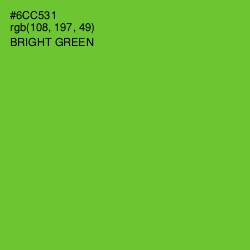 #6CC531 - Bright Green Color Image