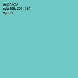 #6CC9C2 - Downy Color Image