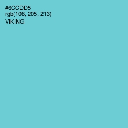 #6CCDD5 - Viking Color Image