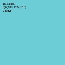 #6CCDD7 - Viking Color Image