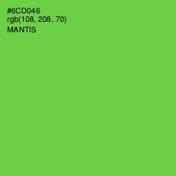 #6CD046 - Mantis Color Image