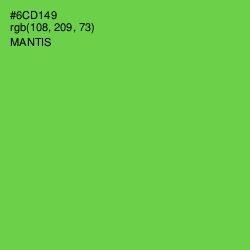 #6CD149 - Mantis Color Image